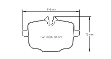 Pagid Racing Brake Pads No. 4932 - Discovery Parts
